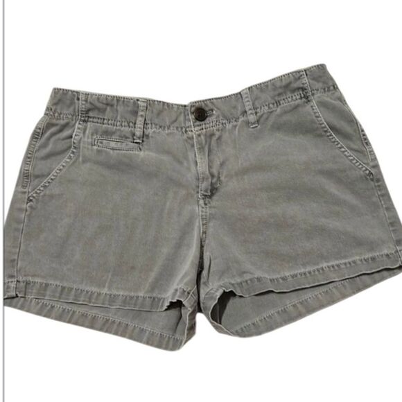 Merona size 8 grey denim jeans short shorts EUC - Picture 1 of 9